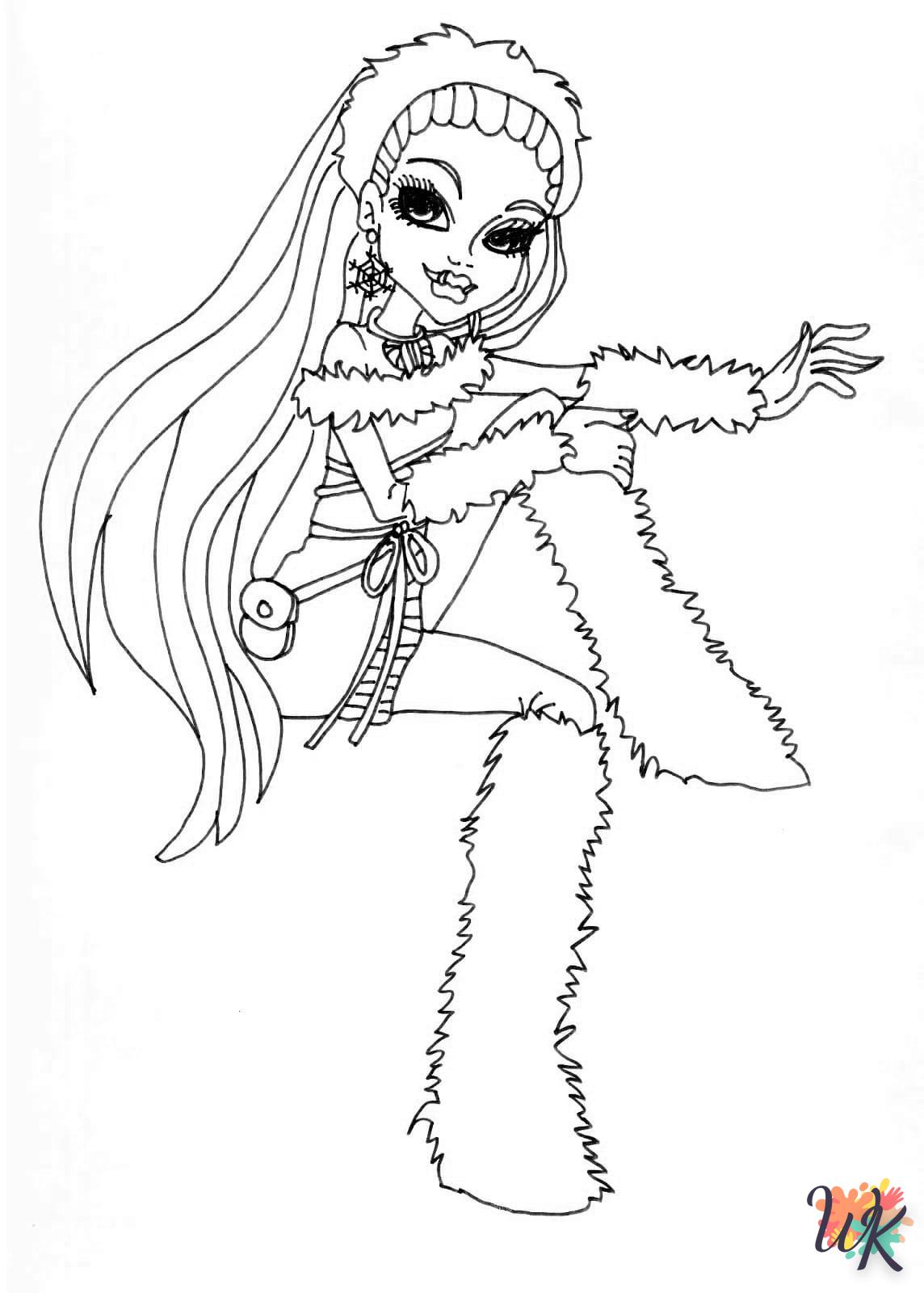 coloriage Monster High  pour enfants à télécharger 1