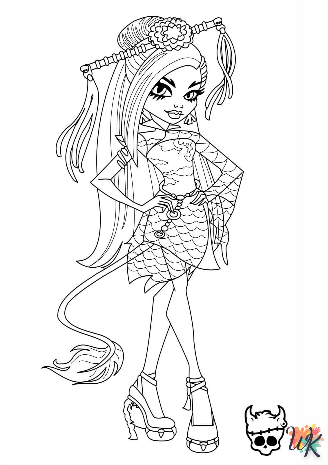 coloriage Monster High  à imprimer gratuitement