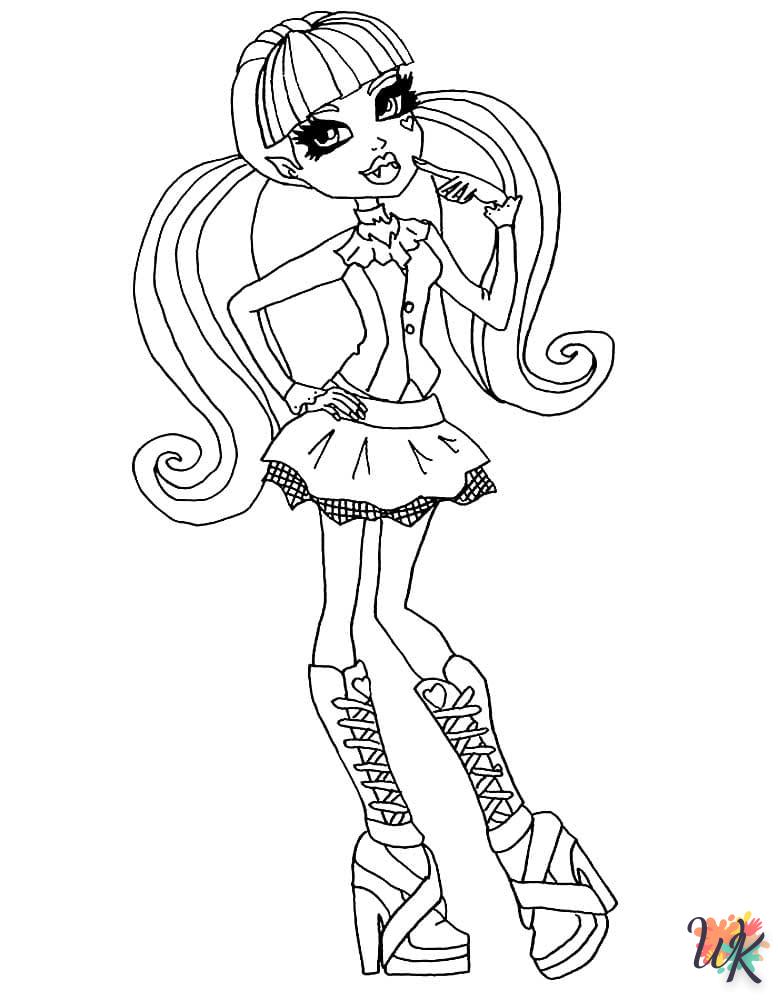 coloriage Monster High  a imprimer