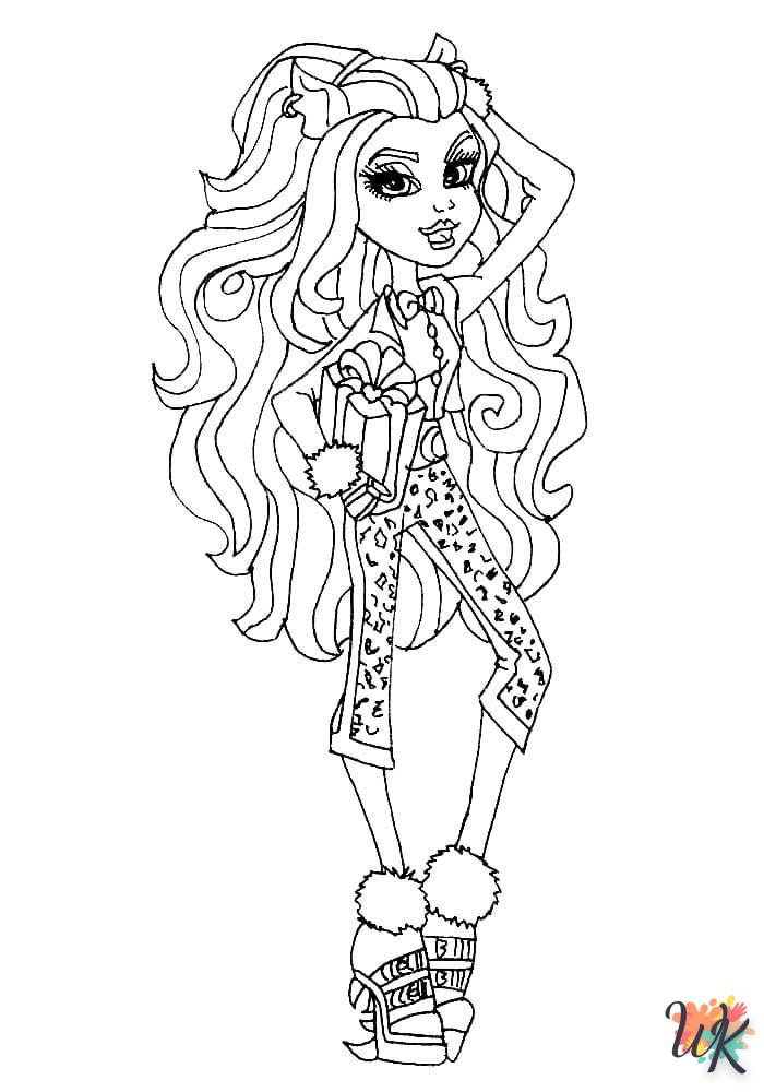 coloriage Monster High  pour enfants à imprimer