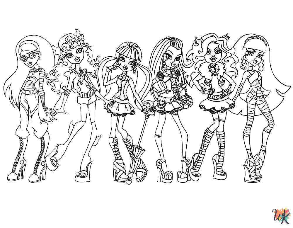 à imprimer coloriage Monster High