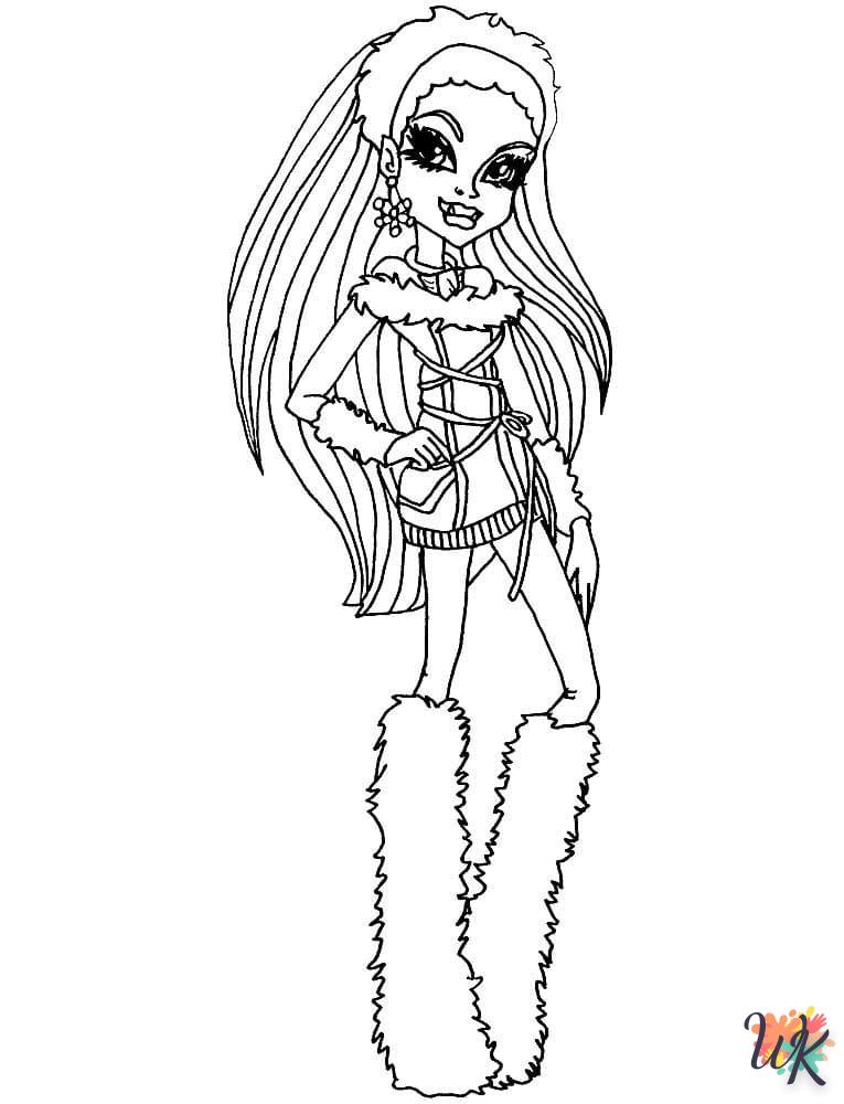 coloriage Monster High  à imprimer a4