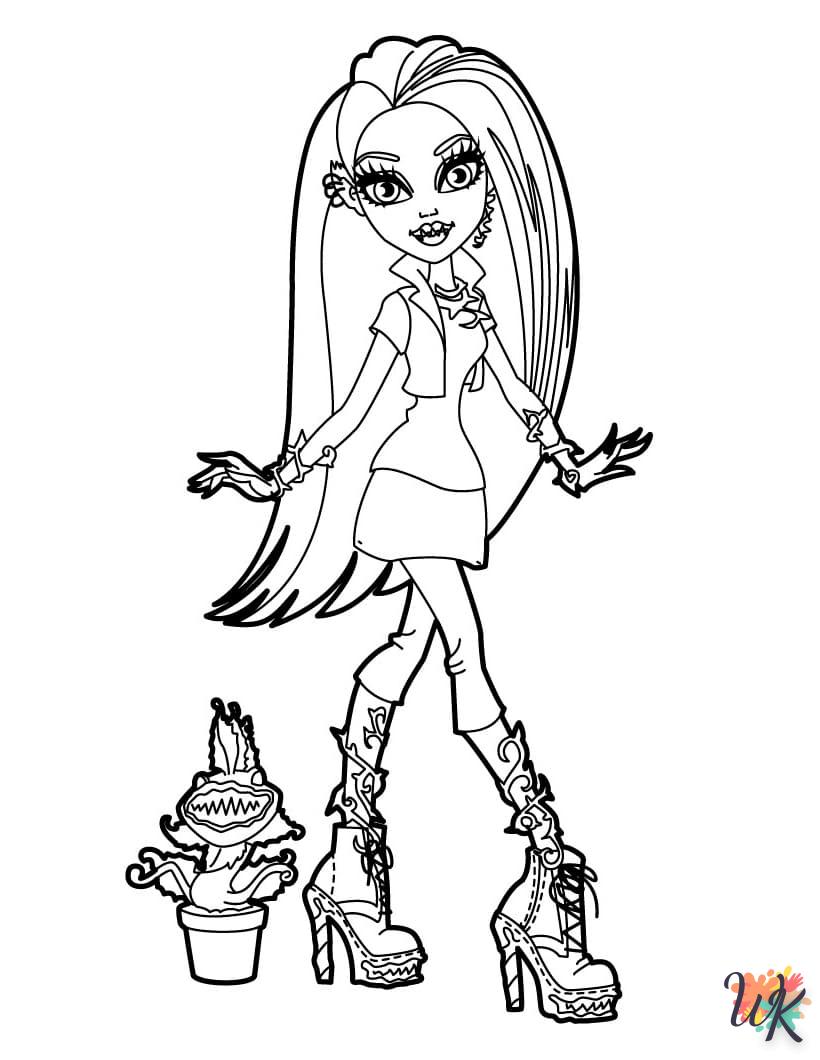 coloriage Monster High  à imprimer gratuit 1