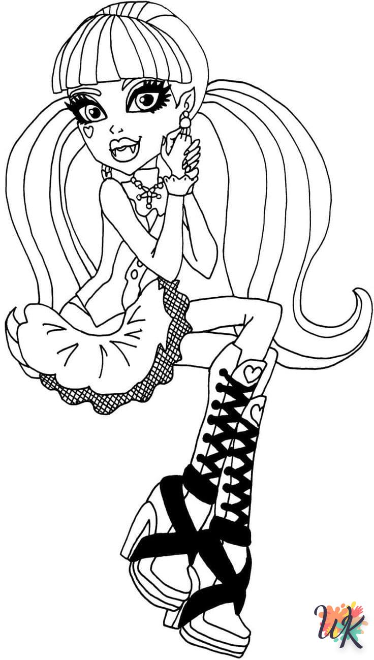 coloriage Monster High  a telecharger