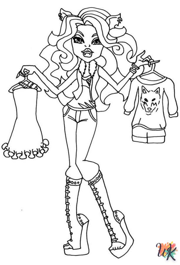 coloriage Monster High  gratuit à imprimer