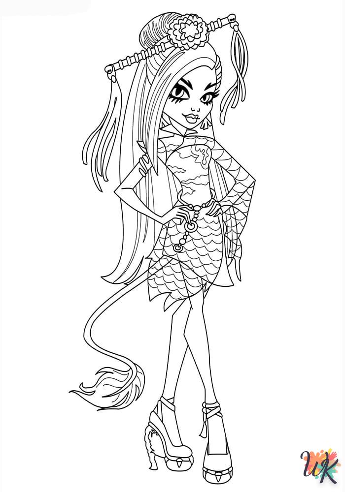 coloriage Monster High  pour enfant