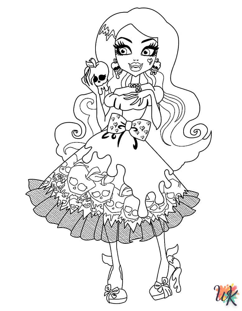 coloriage Monster High  à imprimer pdf