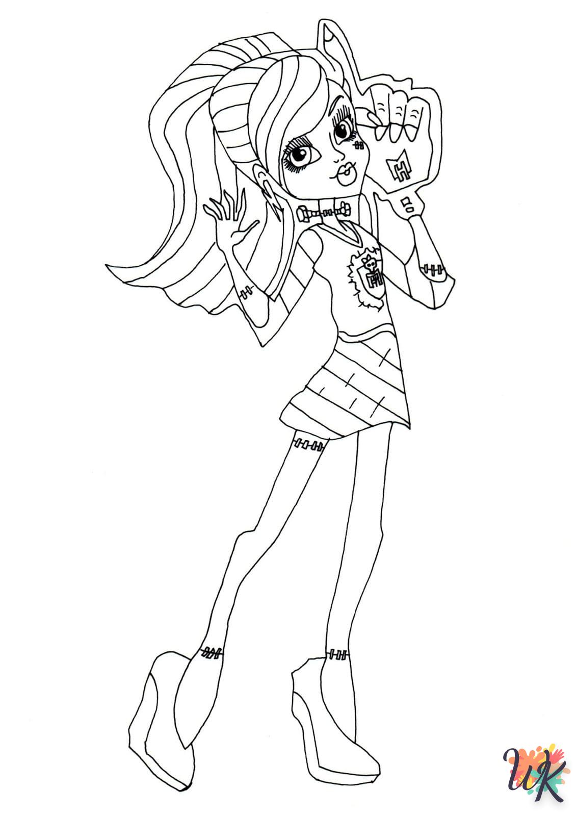 coloriage Monster High  d'enfant a imprimer