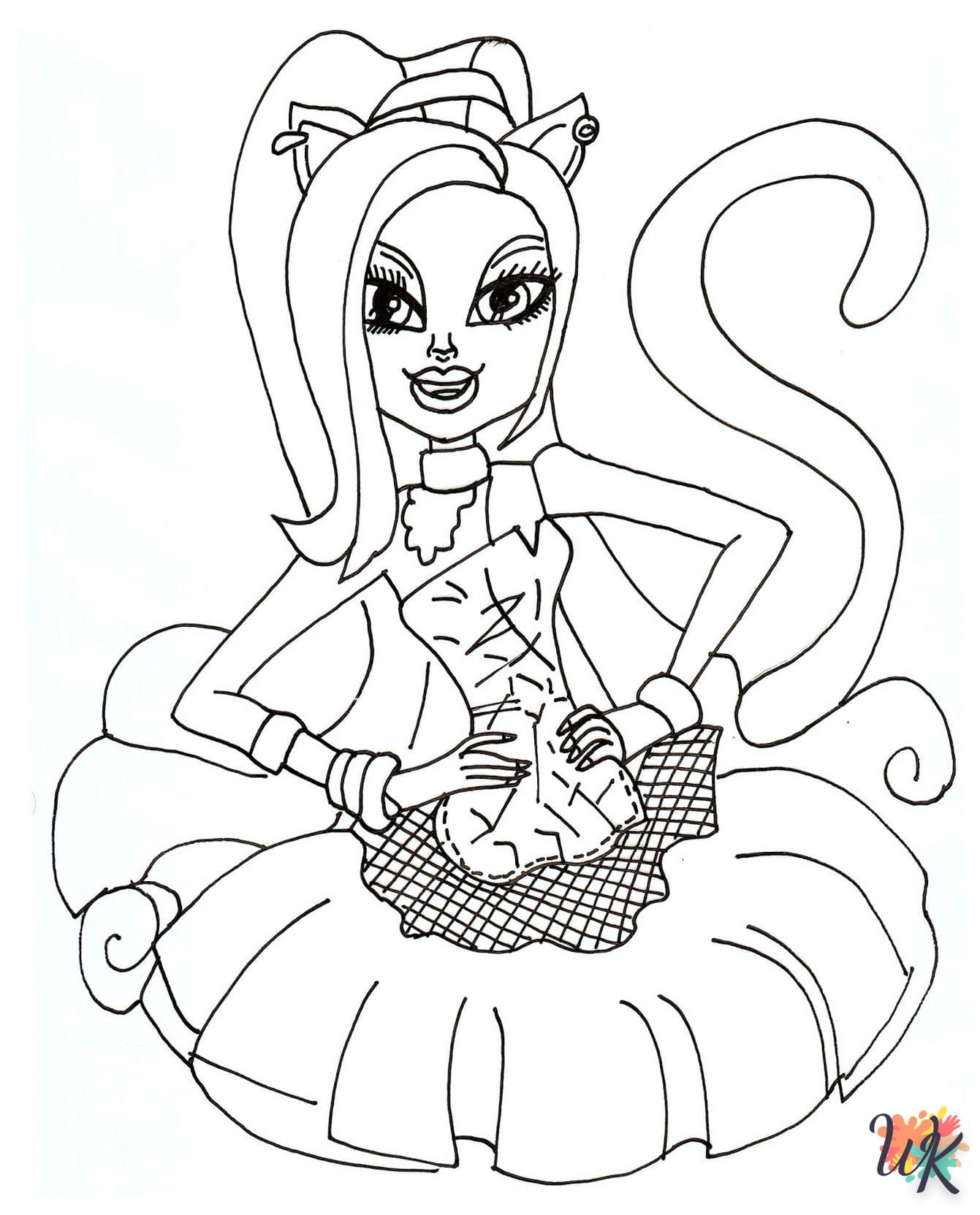 coloriage Monster High  a dessiner et imprimer