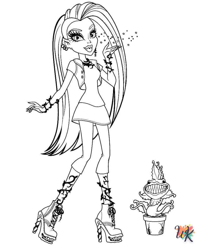 coloriage Monster High  pour enfants a imprimer 1