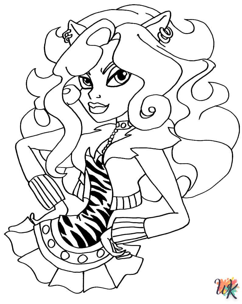 coloriage Monster High  pour enfants