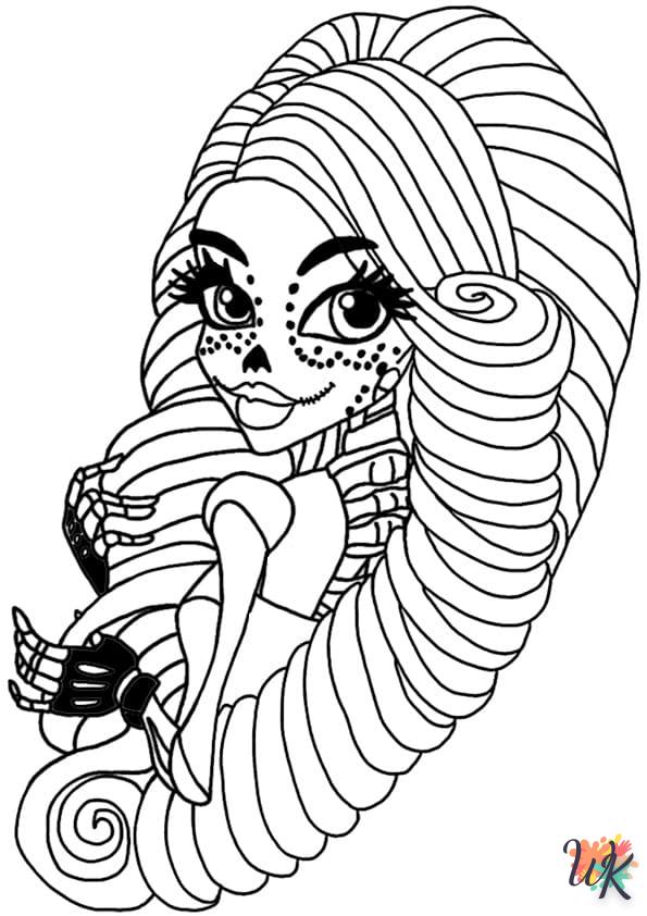 coloriage Monster High  a colorier en ligne gratuitement