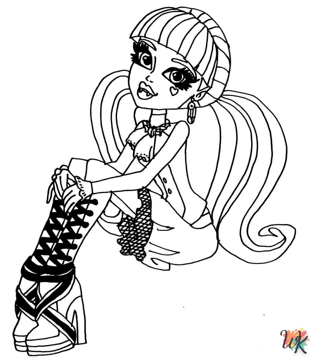 télécharger coloriage Monster High  gratuit