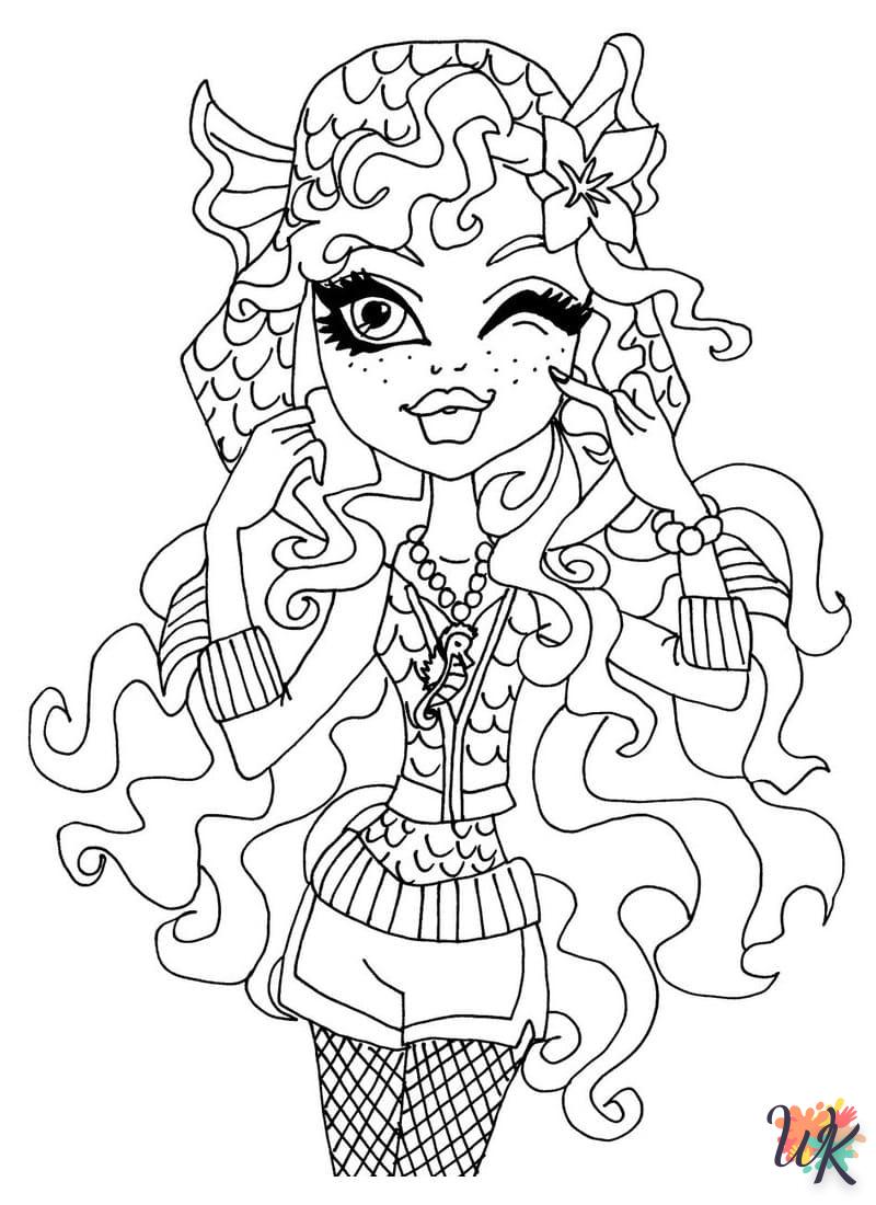 coloriage Monster High  pour enfants a imprimer gratuit