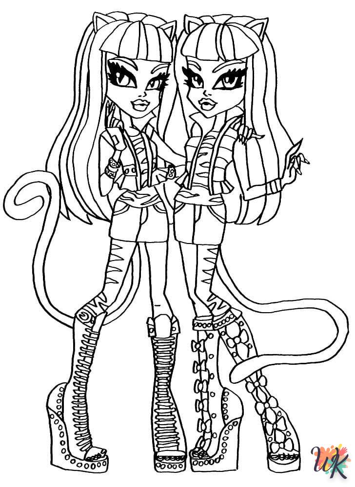 coloriage Monster High  à imprimer gratuit