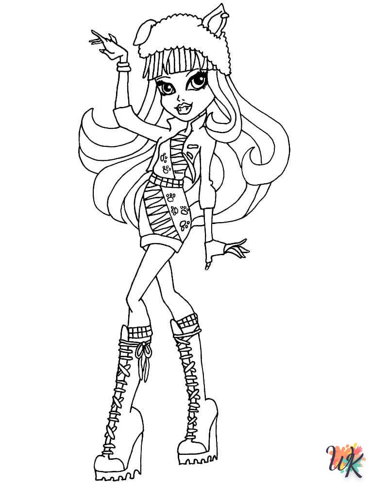 coloriage Monster High  pour enfant gratuit