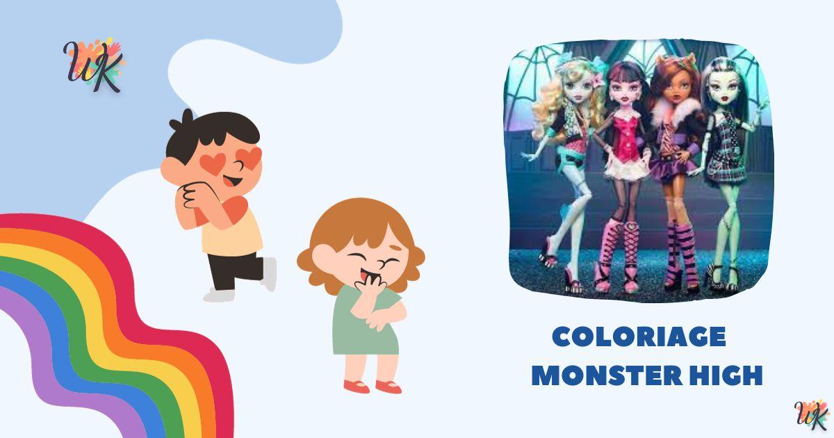 Coloriage Monster High Monster Doll à imprimer gratuitement