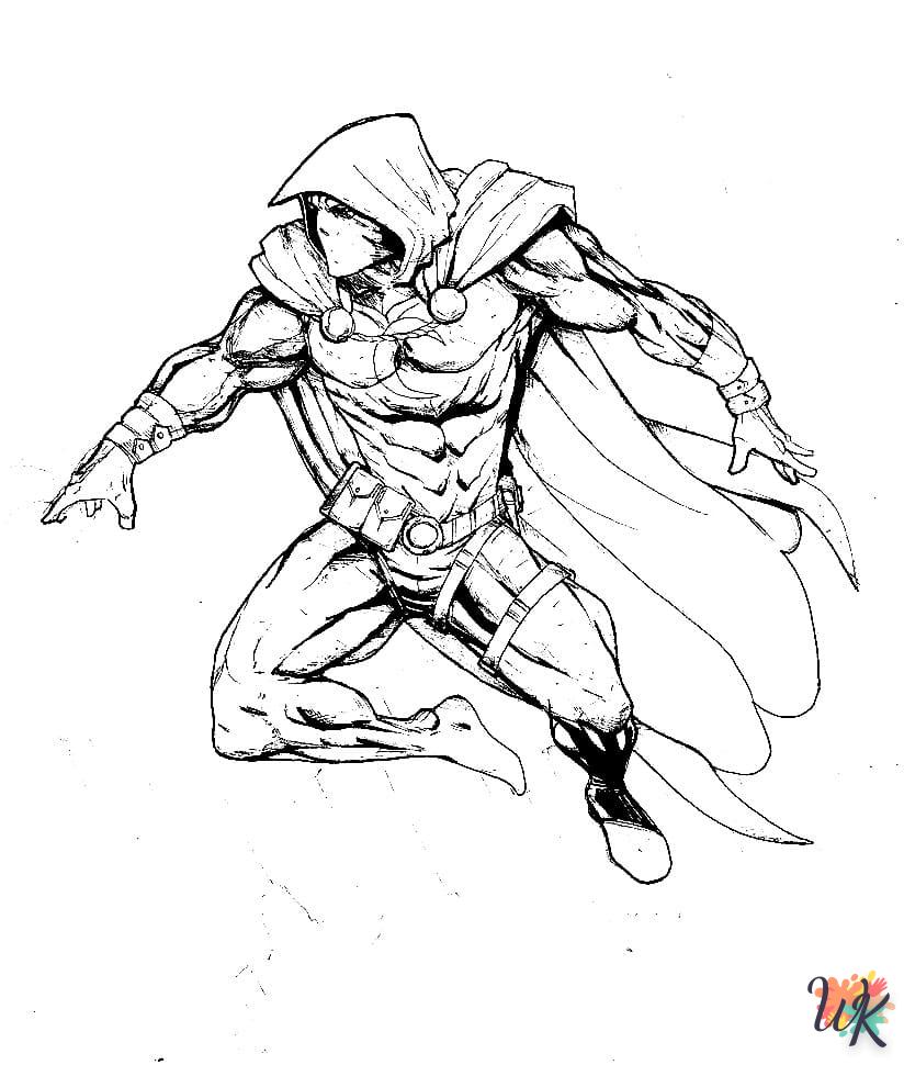 coloriage Moon Knight  en ligne gratuit