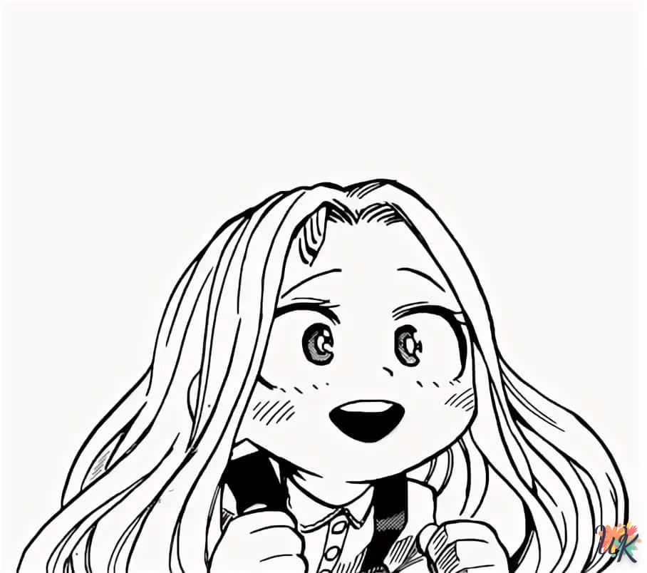 coloriage My Hero Academia  pour enfant a imprimer gratuit 1