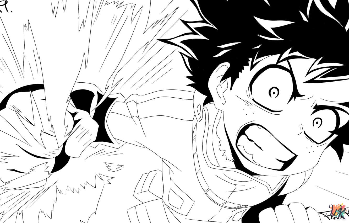 coloriage My Hero Academia  pour enfants à imprimer