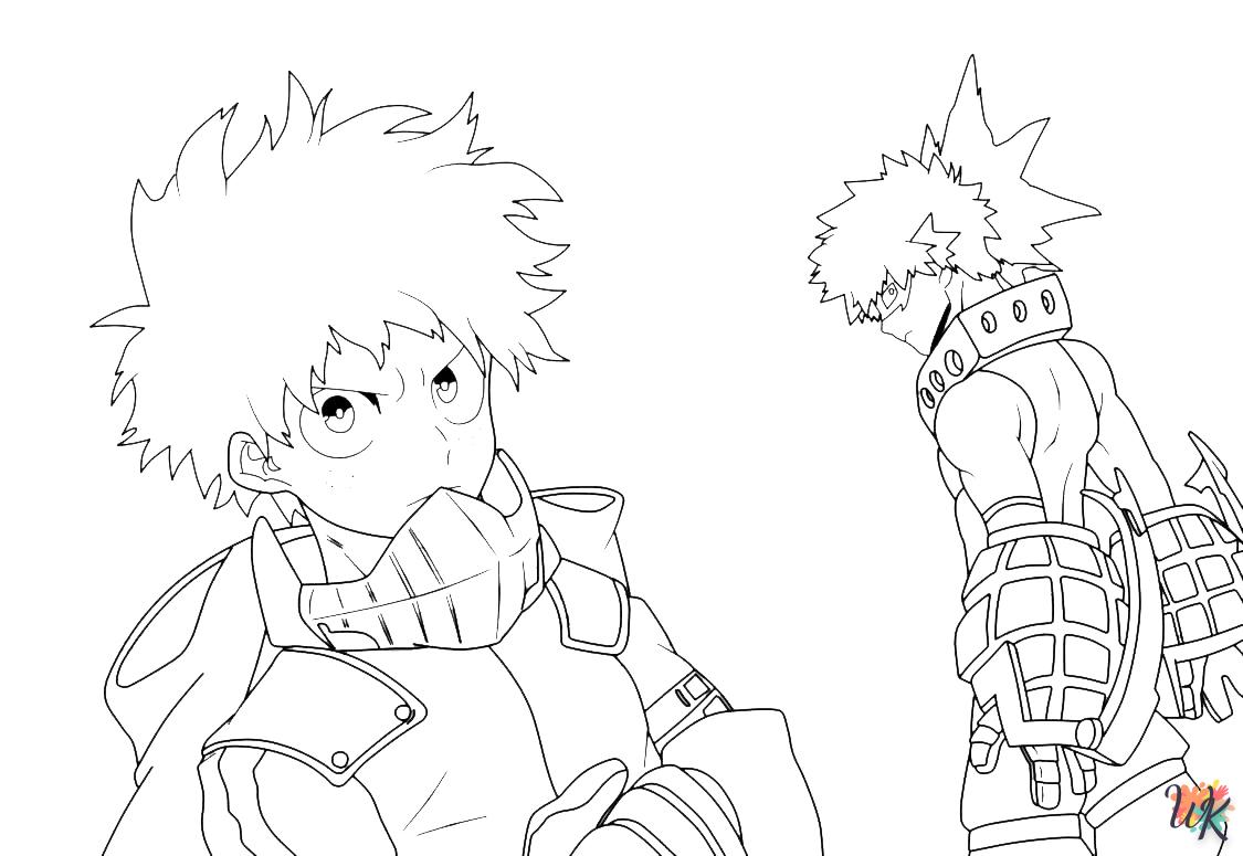 coloriage My Hero Academia  à imprimer