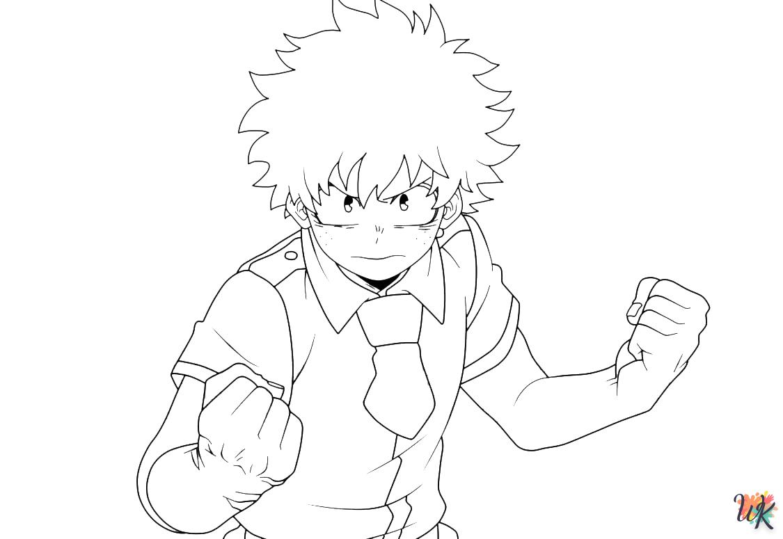 coloriage My Hero Academia  a imprimer gratuitement