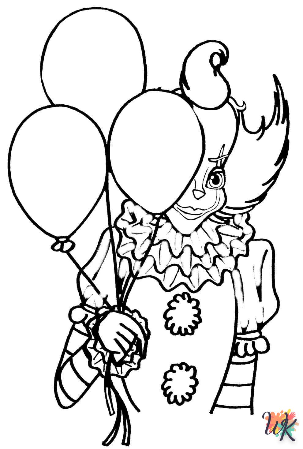 a imprimer coloriage Pennywise  gratuit