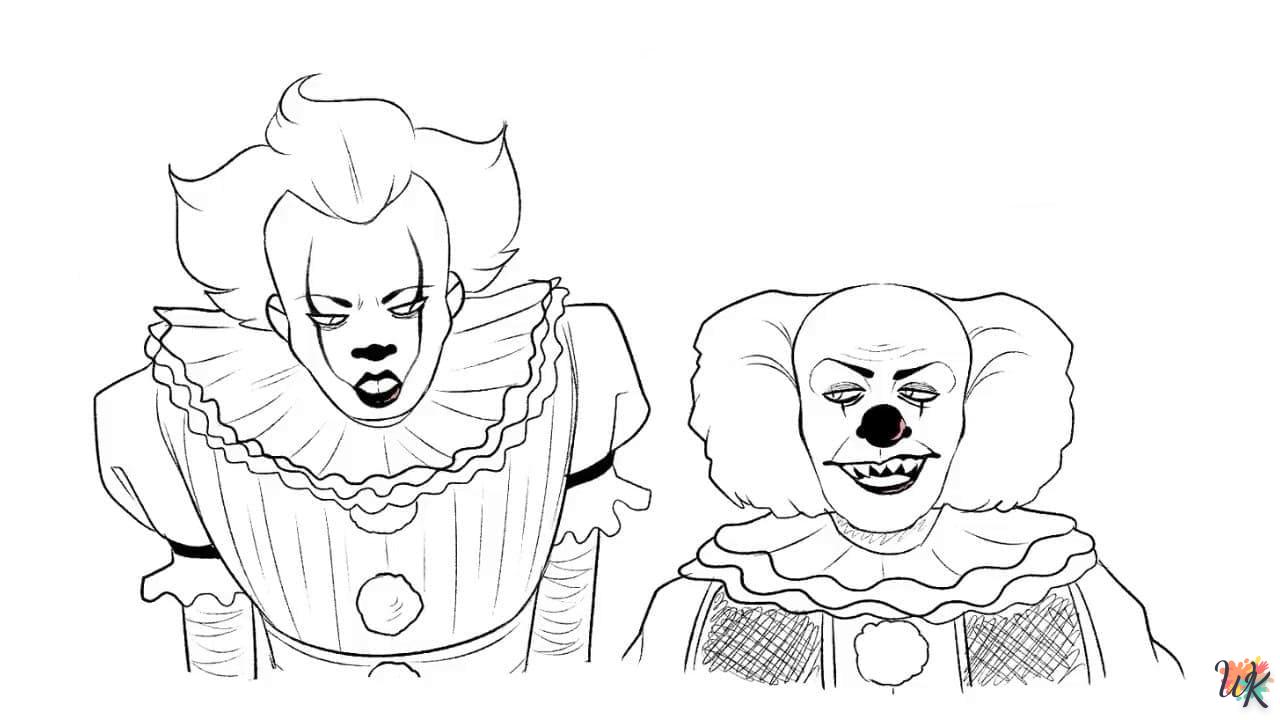 coloriage Pennywise  pour enfant