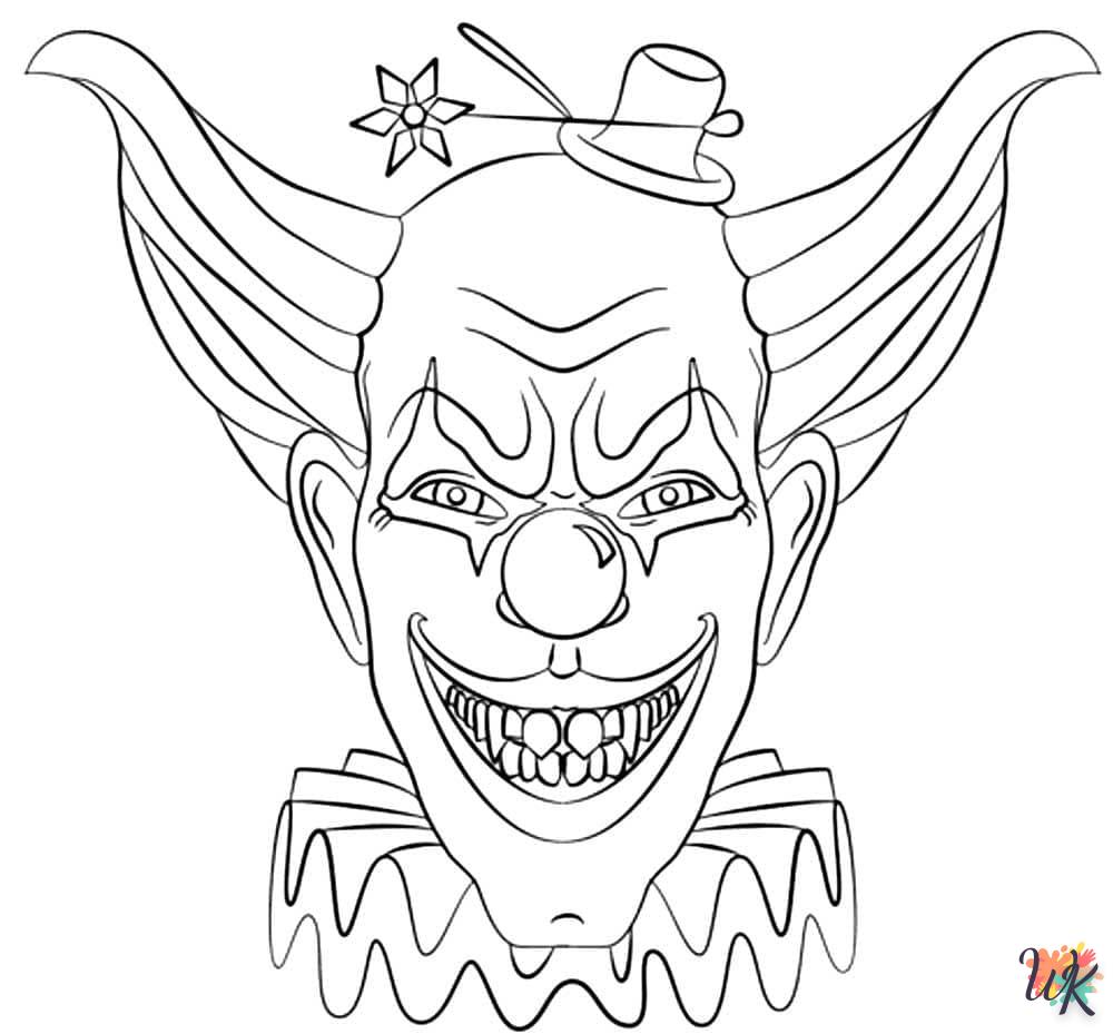 coloriage Pennywise  en ligne pour enfant