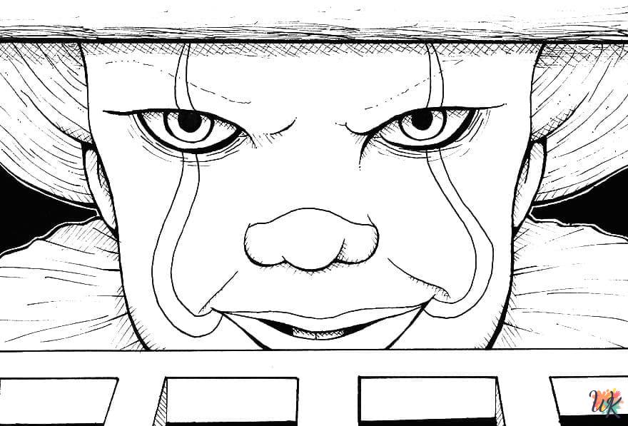 coloriage Pennywise  en ligne gratuit pour 12 ans 1