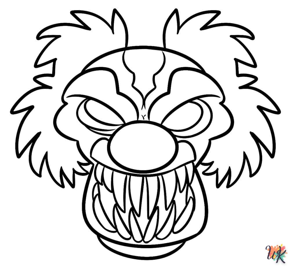 coloriage Pennywise  en ligne gratuit pour 12 ans