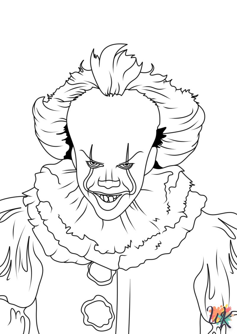 coloriage Pennywise  et apprentissage