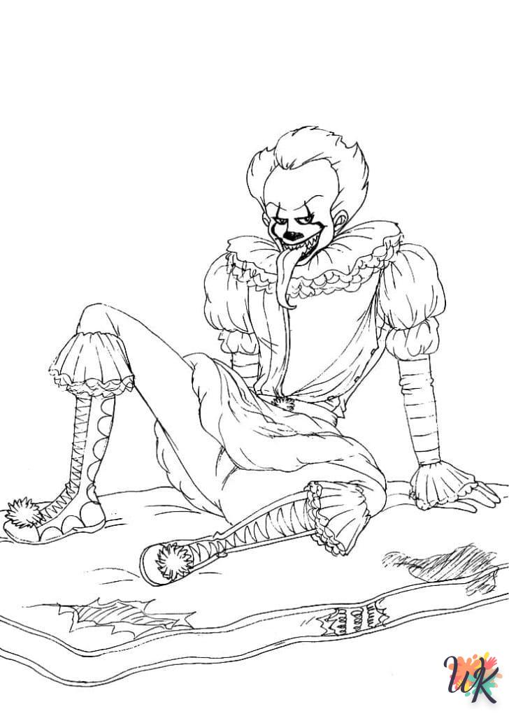 coloriage Pennywise  pour enfants à imprimer 1