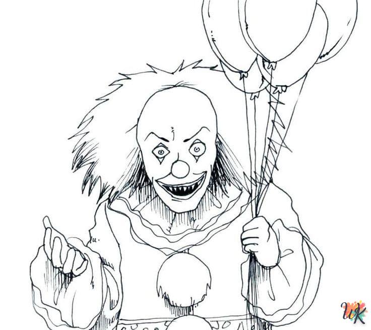 coloriage Pennywise  à imprimer pdf