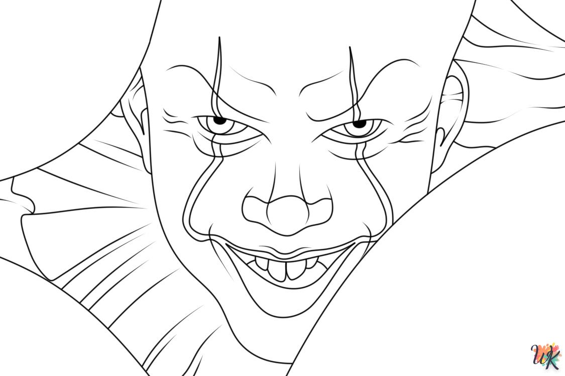 coloriage Pennywise  gratuit en ligne