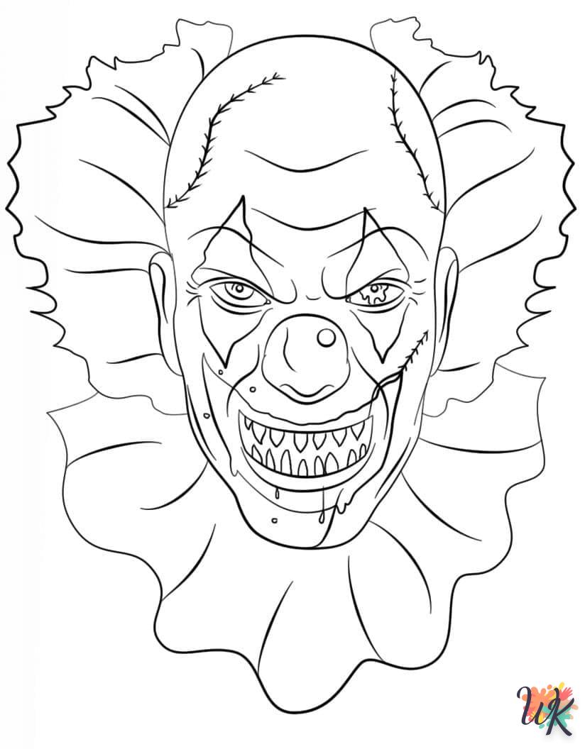 coloriage Pennywise  a colorier en ligne gratuitement