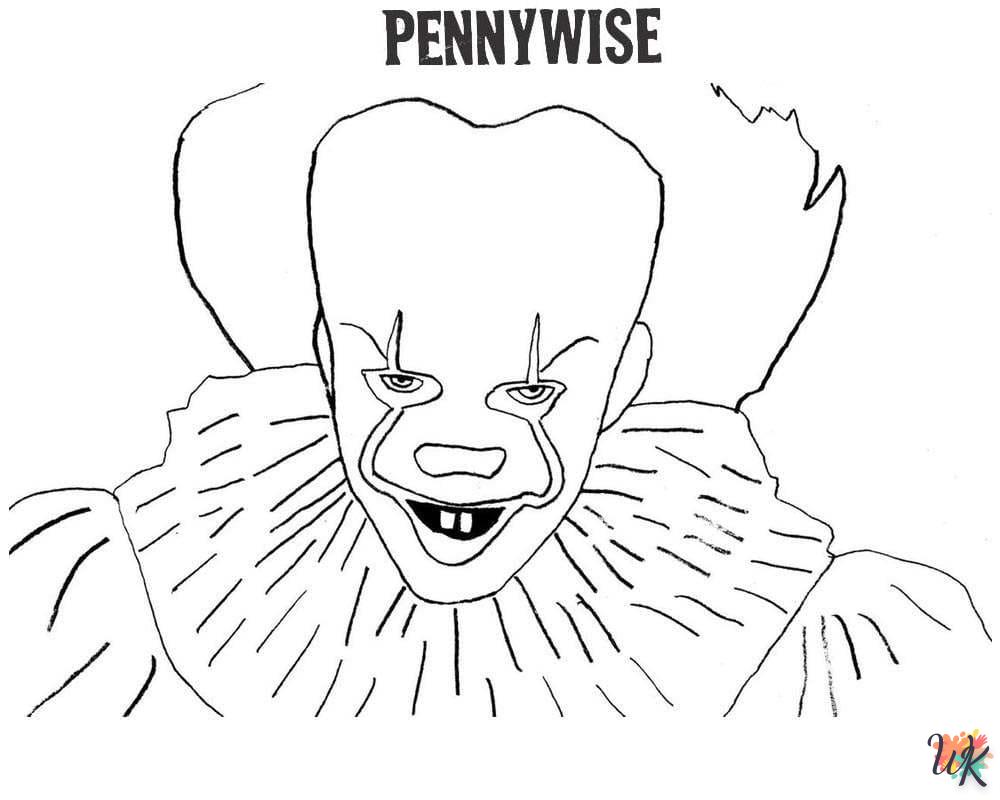 coloriage Pennywise  en ligne 8 ans