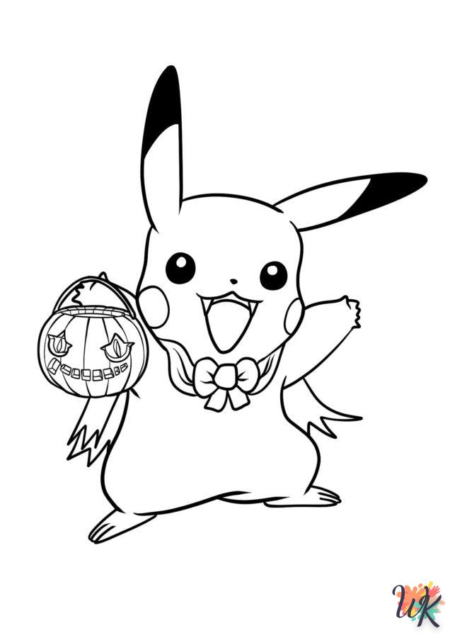 coloriage Pokémon Halloween  7 ans en ligne gratuit à imprimer 1