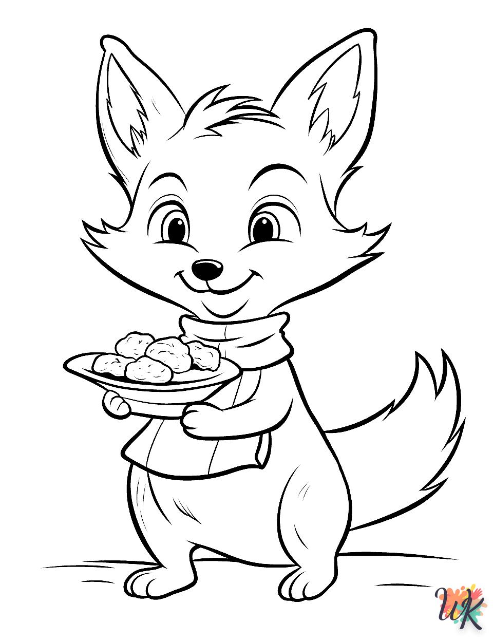 coloriage Renard  sonic en ligne gratuit à imprimer