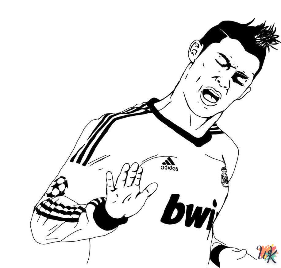 coloriage Ronaldo  gratuit