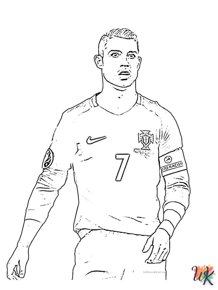 coloriage Ronaldo  licorne en ligne gratuit à imprimer