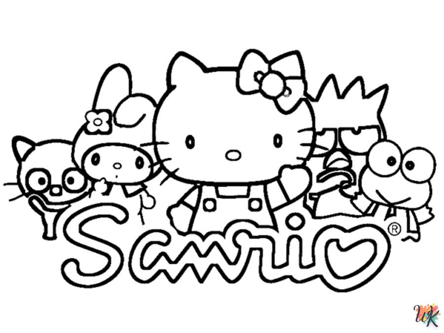 télécharger coloriage Sanrio  gratuit