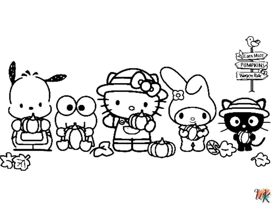 coloriage Sanrio  à imprimer pour enfants