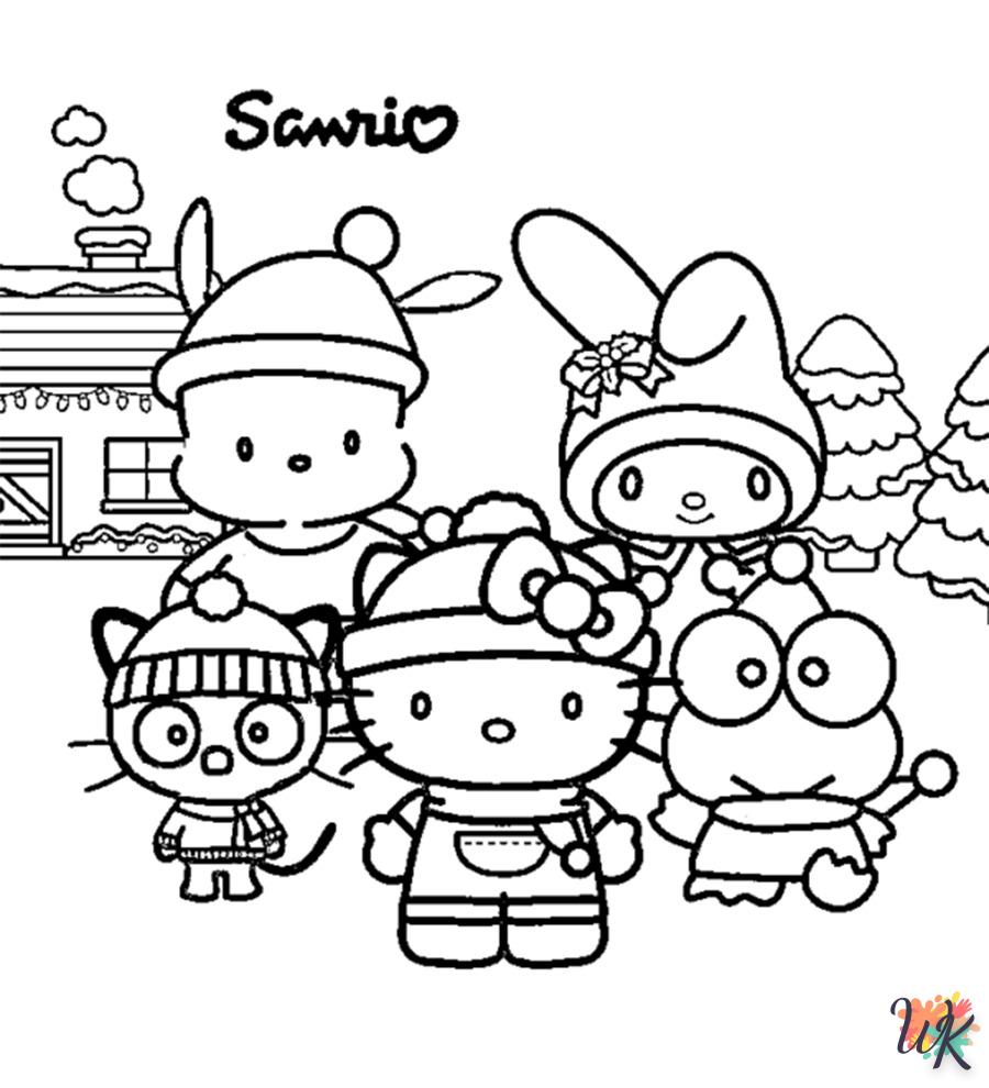 coloriage Sanrio  en ligne pour enfant