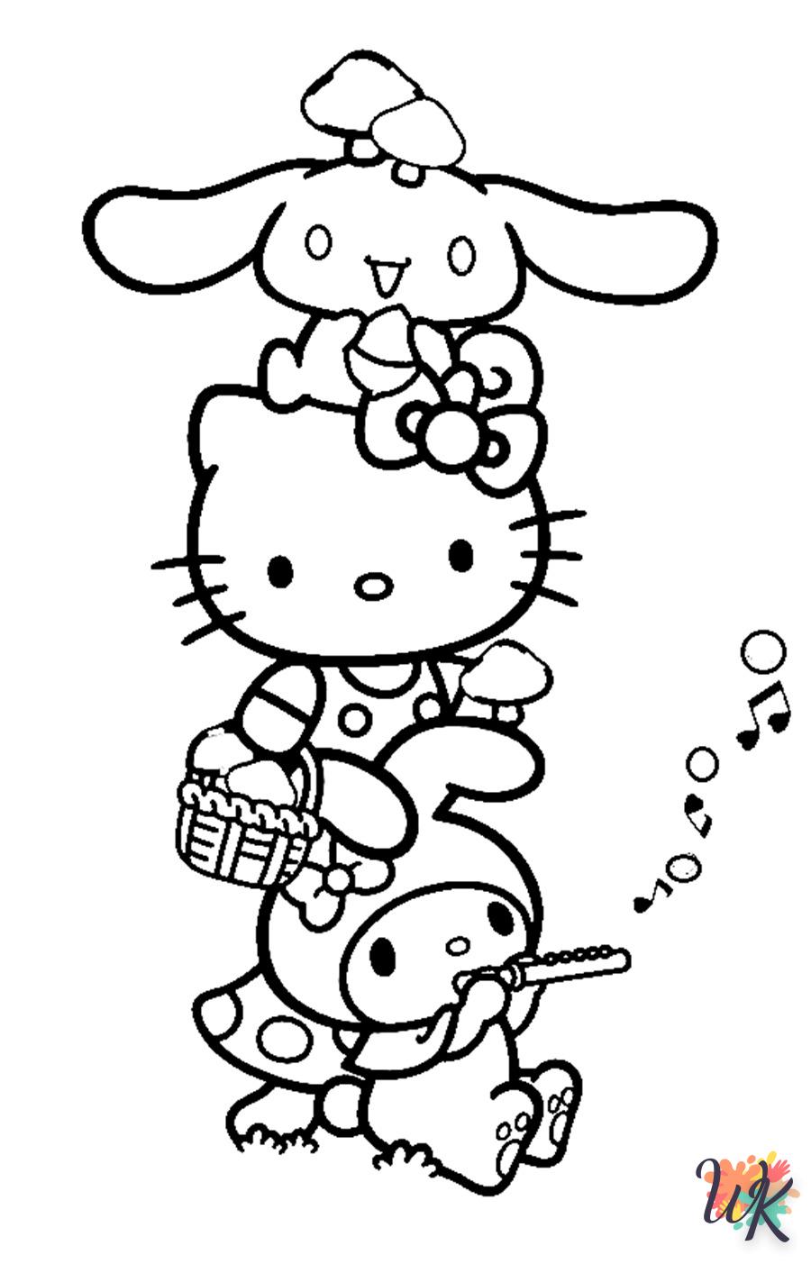 coloriage Sanrio  a dessiner et imprimer