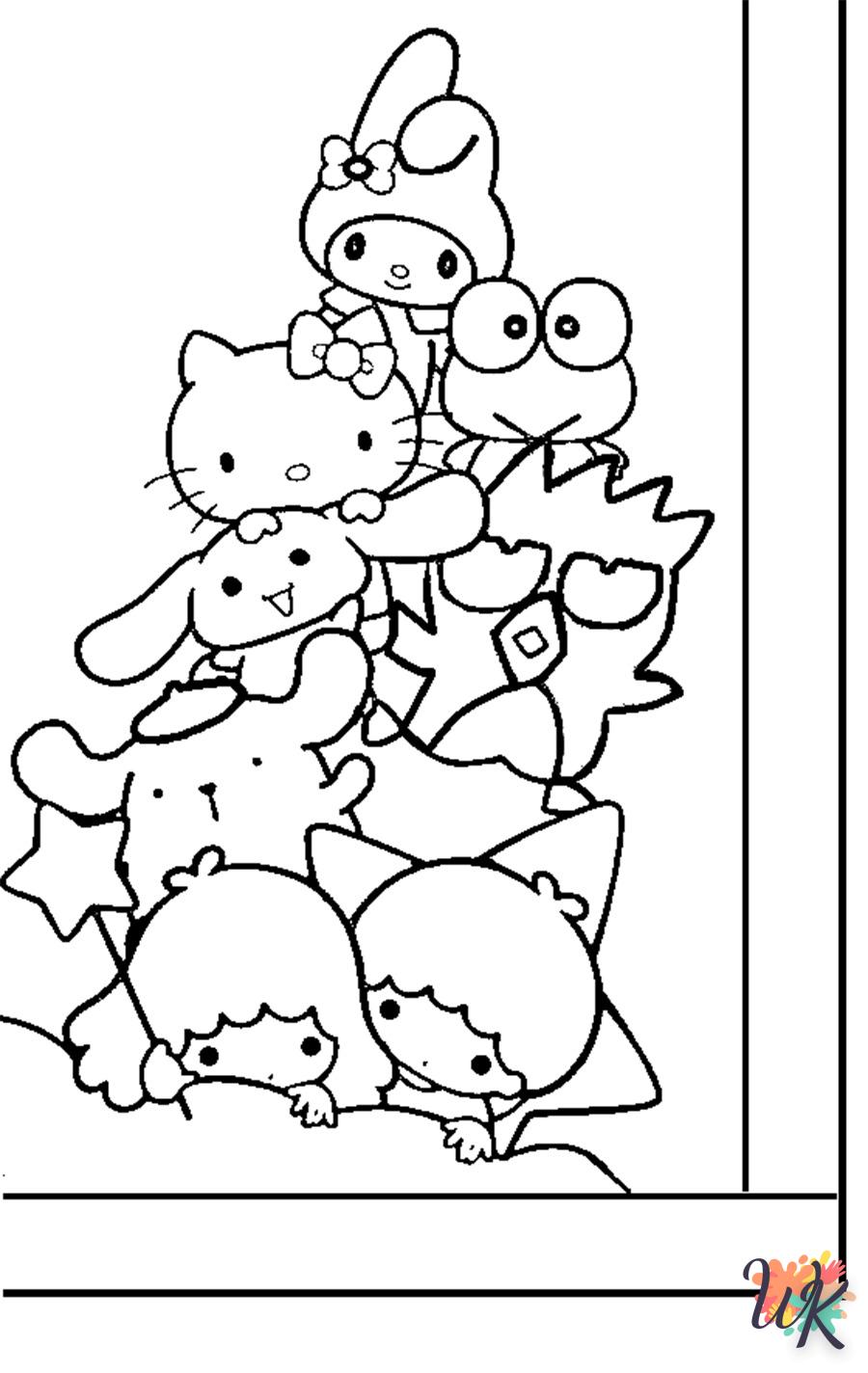 coloriage Sanrio  magique à faire en ligne