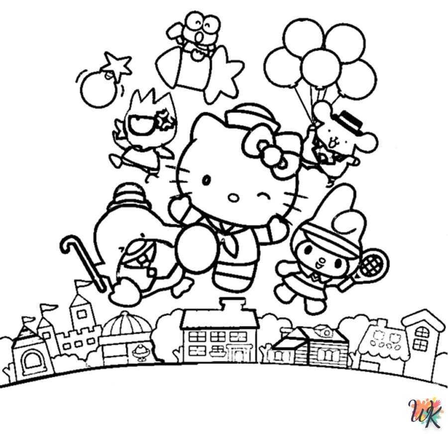 coloriage Sanrio  en ligne à imprimer