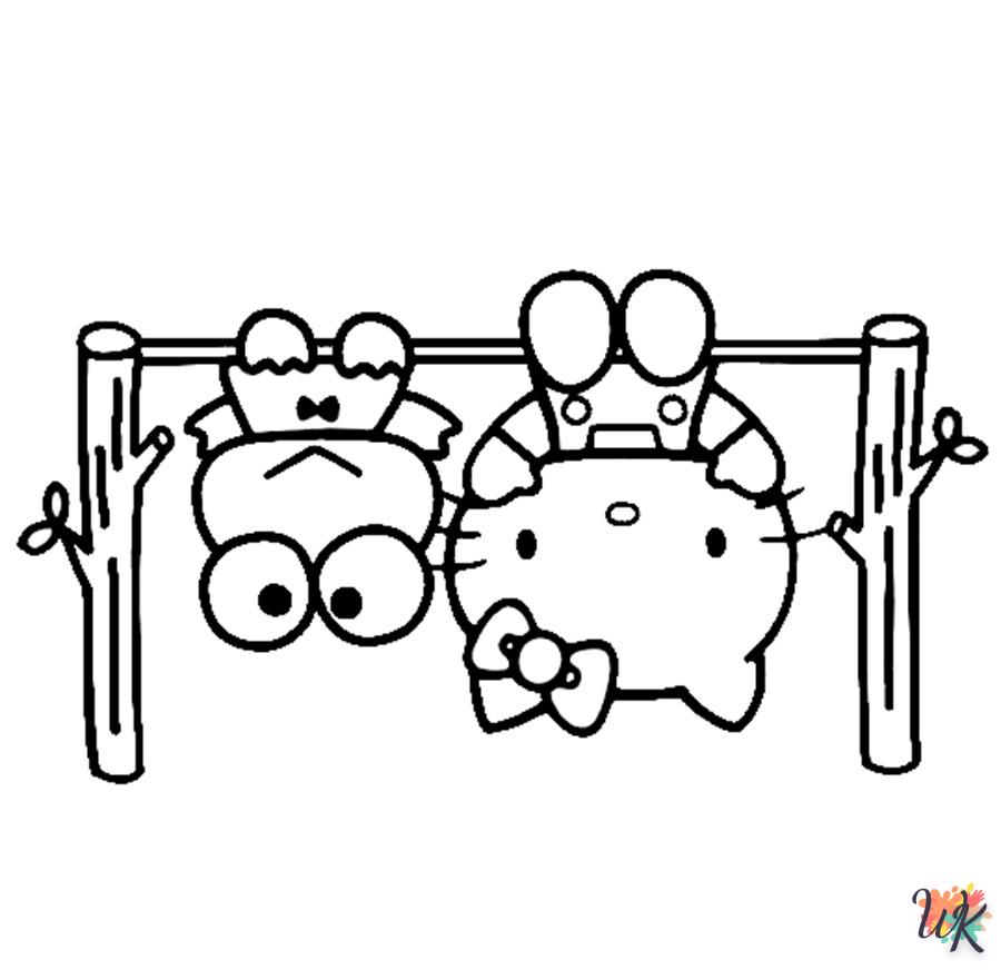 coloriage Sanrio  pour enfants à imprimer