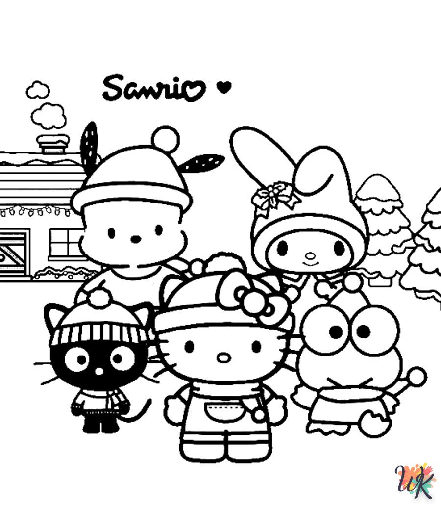 coloriage Sanrio  a telecharger