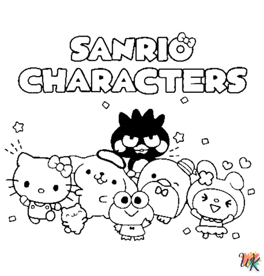 coloriage Sanrio  en ligne a colorier